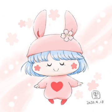 パピィちゃんと桜の香り