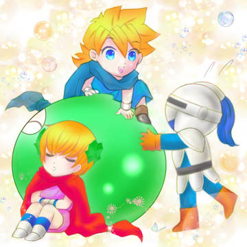 DQ5双子とピエールです。