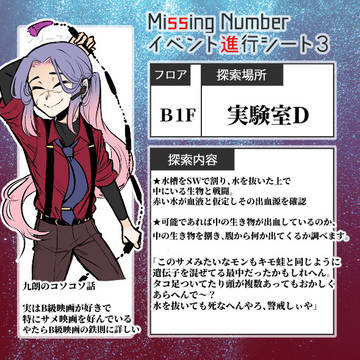 【ミシナン】 進行シート 実験室D【MS3】