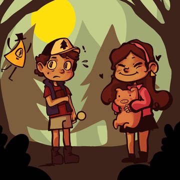Mable and Dipper pines