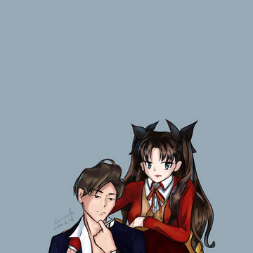 黄子韬与远坂凛同人