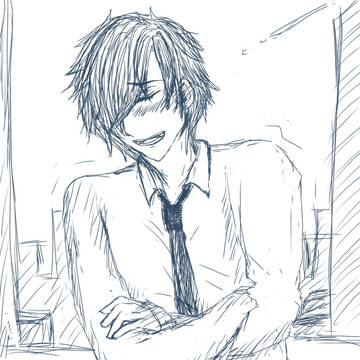 現パロ 燭台切光忠 へし切長谷部 落書き