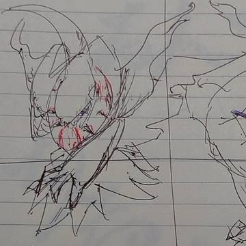 ダークライ描きまくってる!
