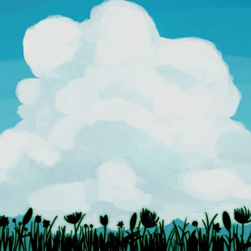 白い雲