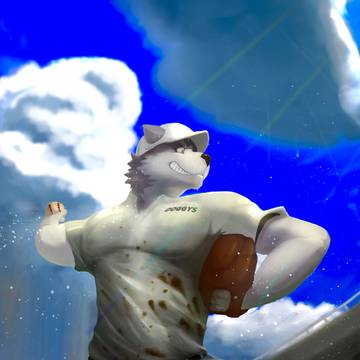 雨上がりの野球部員