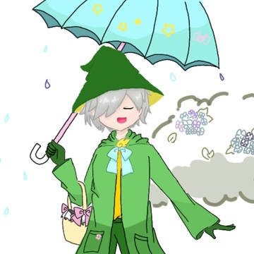 梅雨が本格的になってきたから推しを描いた(？)