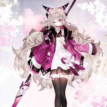 桜が舞う