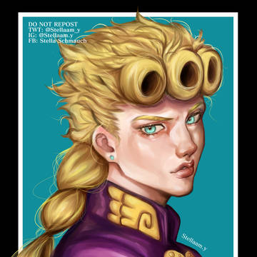 JJBA Giorno fanart