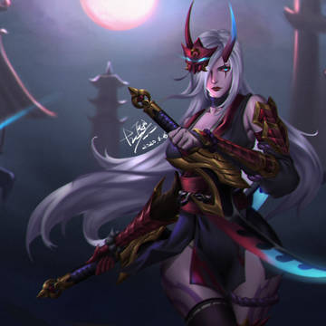 blood moon katarina 卡特琳娜