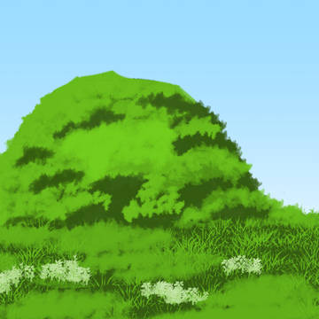 低木を描いてみた