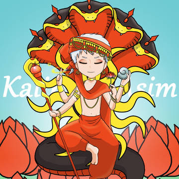 宗教画風