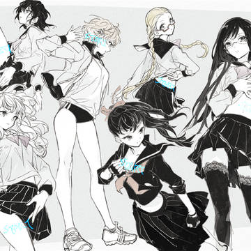 版権絵の落書きログ