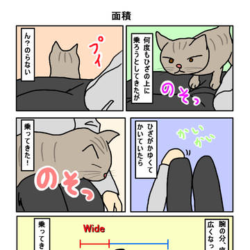 広いほうが座りやすい