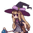 Little Witch Nobeta pixel art