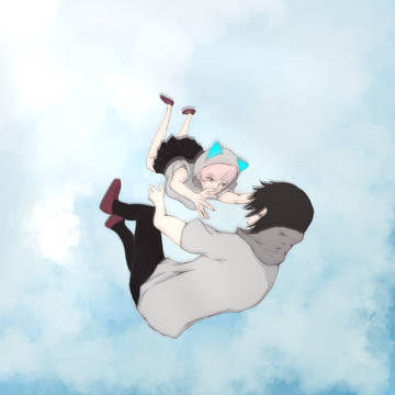 落ちる