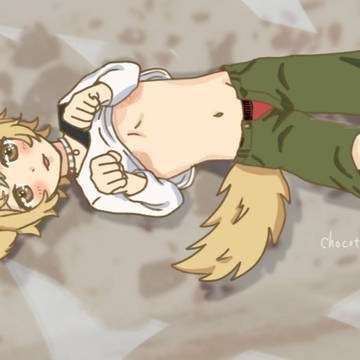 お腹を撫でて欲しいきゅうちゃん