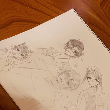 我々ださん落書き！