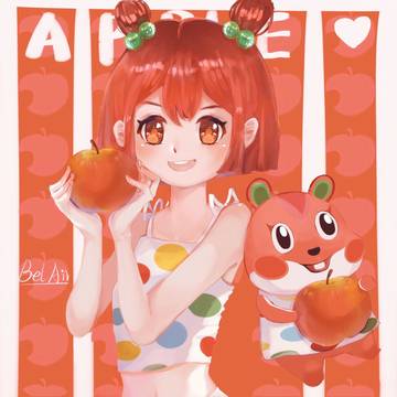 AnimalCrossing_Appleアップル_动森苹果