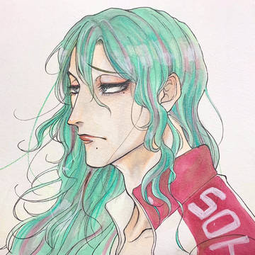 靡く