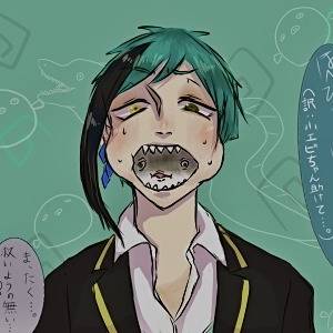 フグを丸呑みしたウツボ