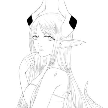 long hair Diana