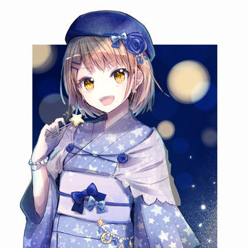 夏の星空の祭り