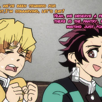 Baby Inosuke and the pantry