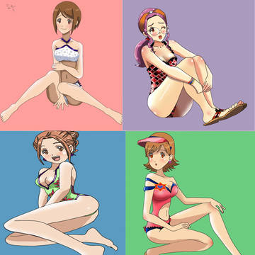 Digimon girls fanart