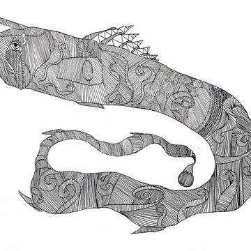 一角龍魚擬
