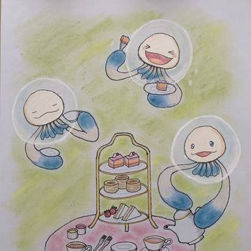 ウパくらげ達のお茶会