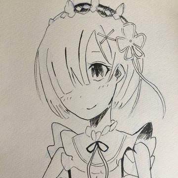 初描き レム