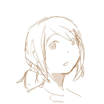 髪いじり