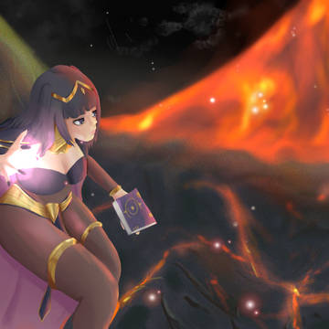 Tharja at the Demon's Ingle