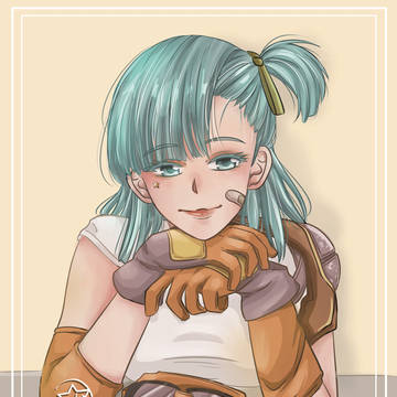 Bulma Dragon ball By @ginalex
