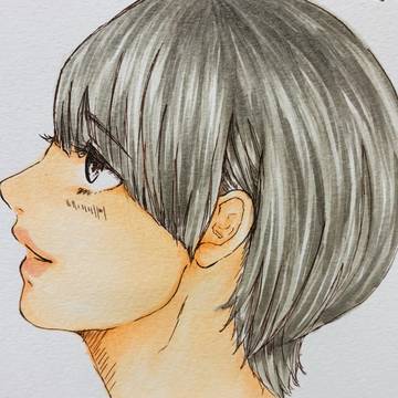 横顔
