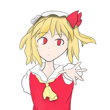 東方紅魔郷のキャラクターを練習中