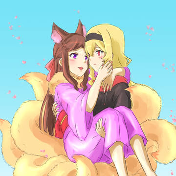 クロX真矢(九尾狐)