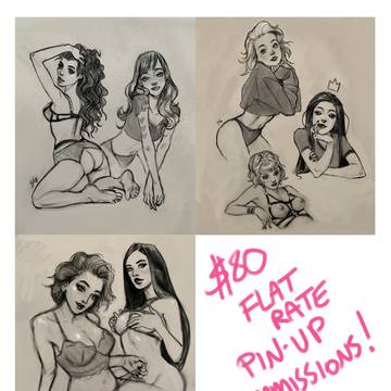 Pin Up Commissions available