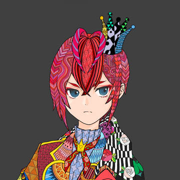タングル風アート③