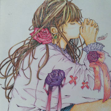 塗り絵させていただきました