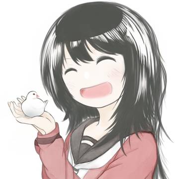 七々子と文鳥