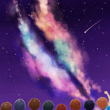 『星合の空:七夕の夜空』