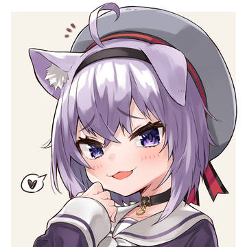スバルちゃんの帽子が似合うおかゆん🍙
