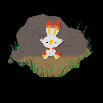 お昼寝ヒバニー