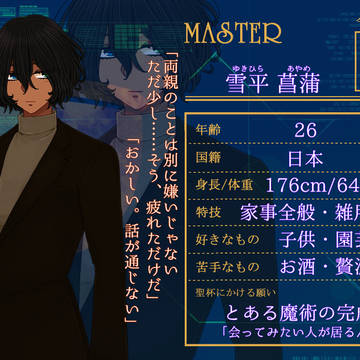 【FHG3】雪平 菖蒲【マスター】