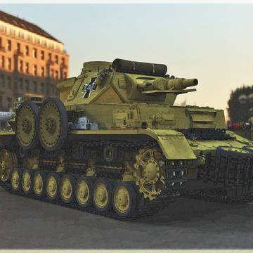 IV号戦車 Ｃ型 街中展示風