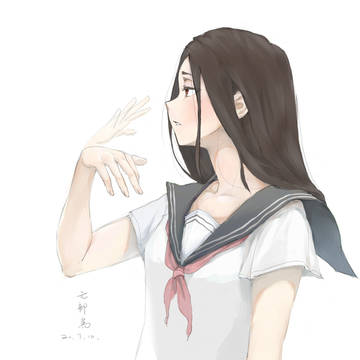 セーラー服の子