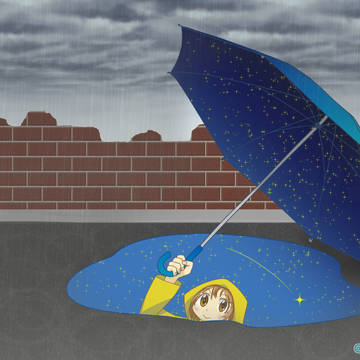 雲の向こうはきっと星空。