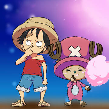 Chopper and Luffy