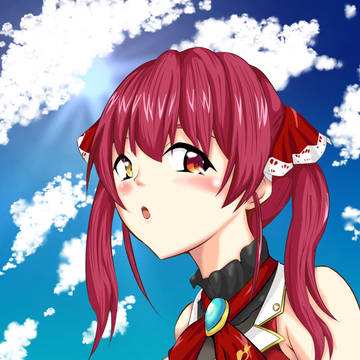 船長、こっち向いてー